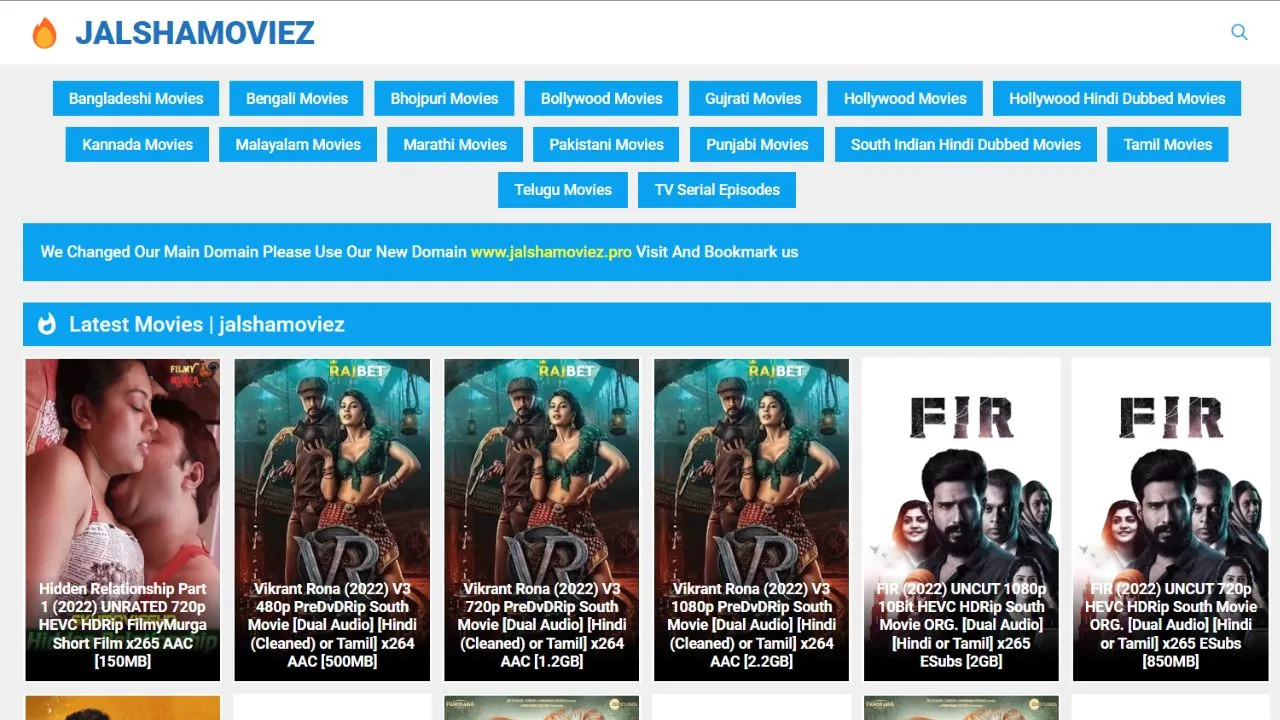 Jalshamoviez 2022 Download Hindi Dubbed Movies
