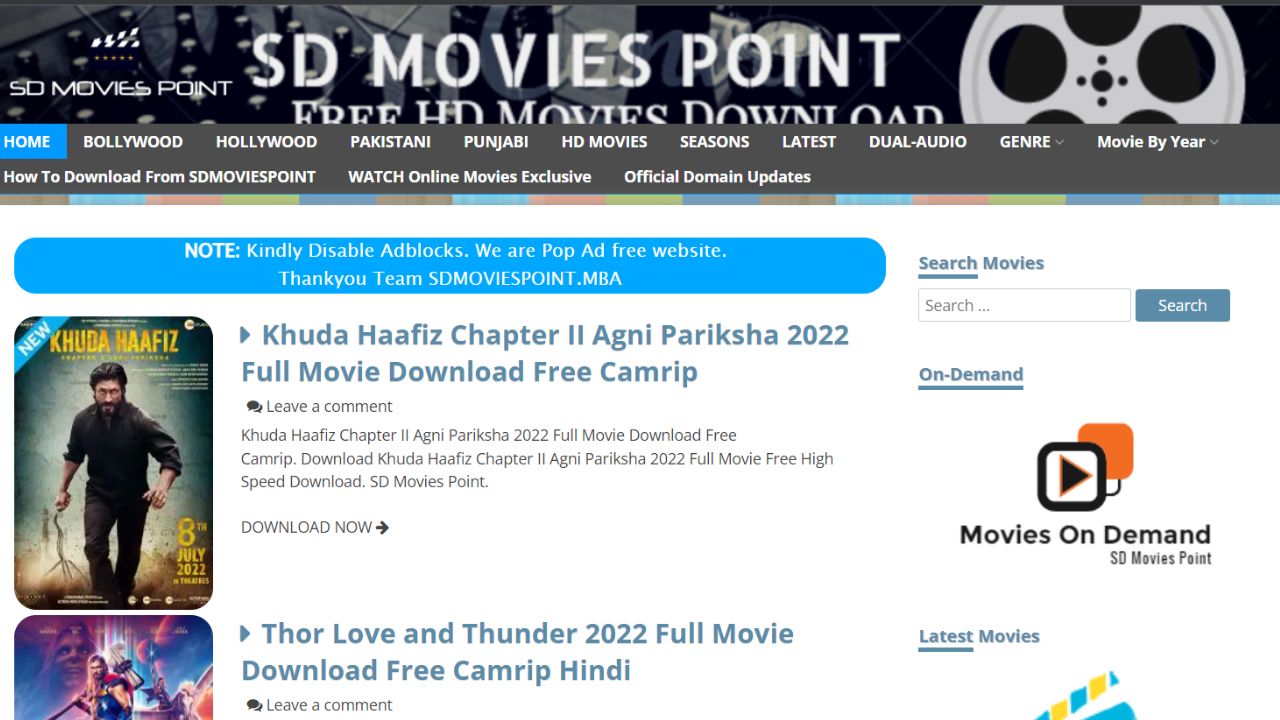 SD Movies Point - Free 300mb HD Movies Download 2022