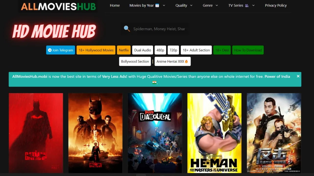 HD Movie Hub, All Movies Hub, HDmovies, Movieshub 2023
