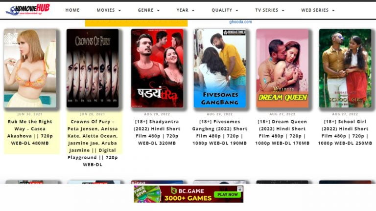 HDmoviesHub - 300mb Movies, 720p Movies, Hindi Dubbed Series,1080p Movies