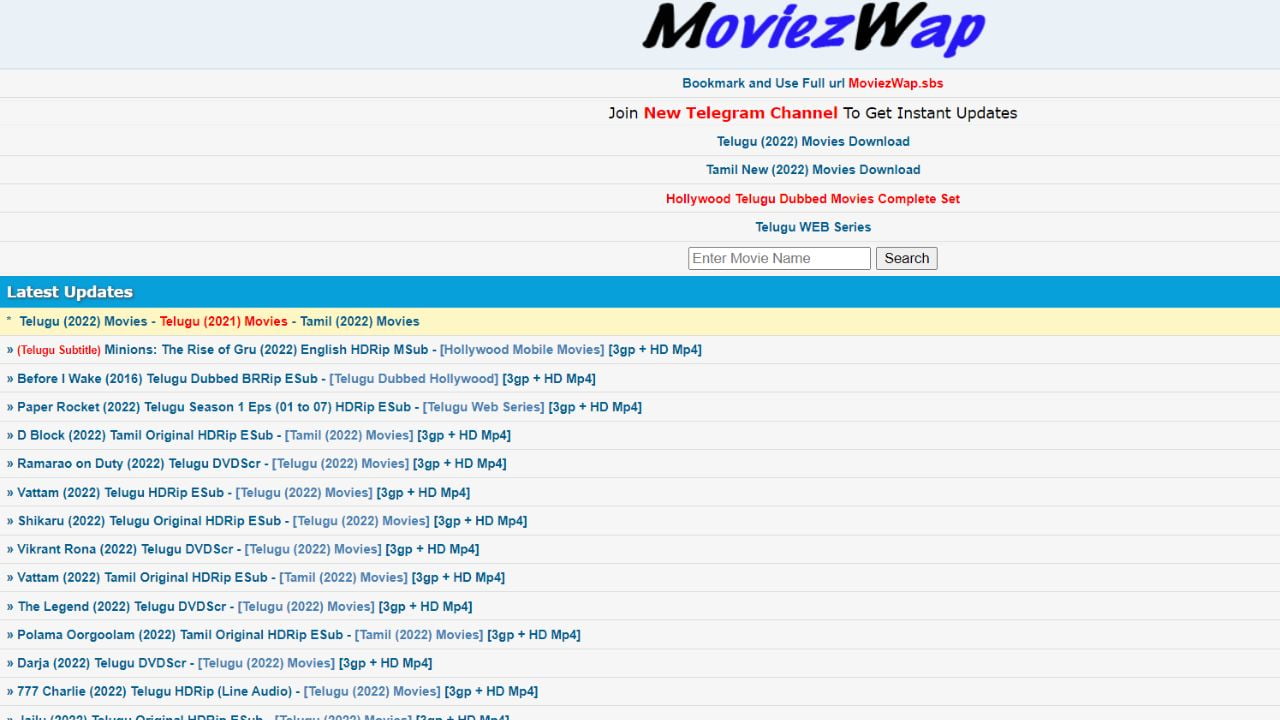Moviezwap 2023 Bollywood, Tamil, Hollywood, Telugu Movies HD Download MoviezWap.org