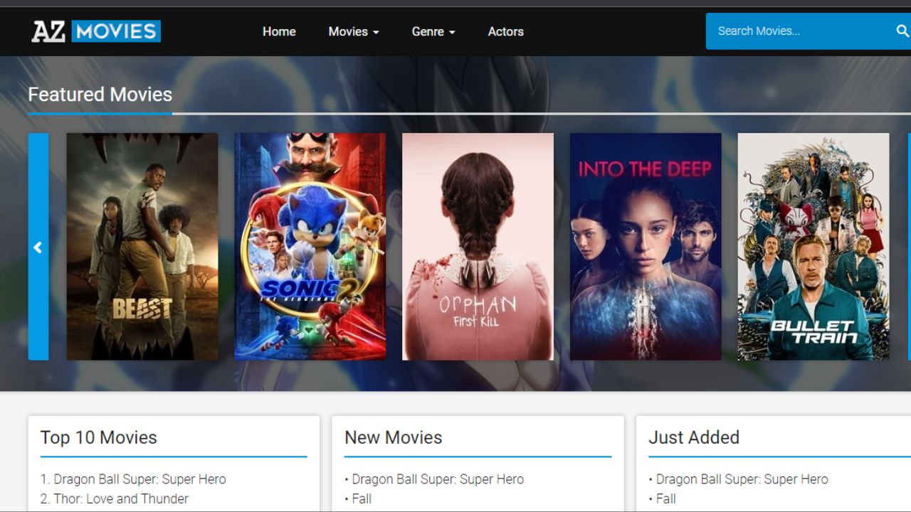 AZMovies 2022: Watch Full Movies in Great Quality for free