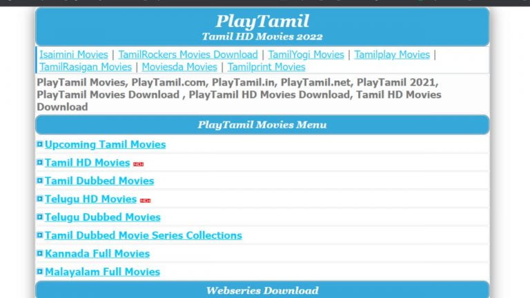 PlayTamil App New Tamil Movies Download Tamilgun