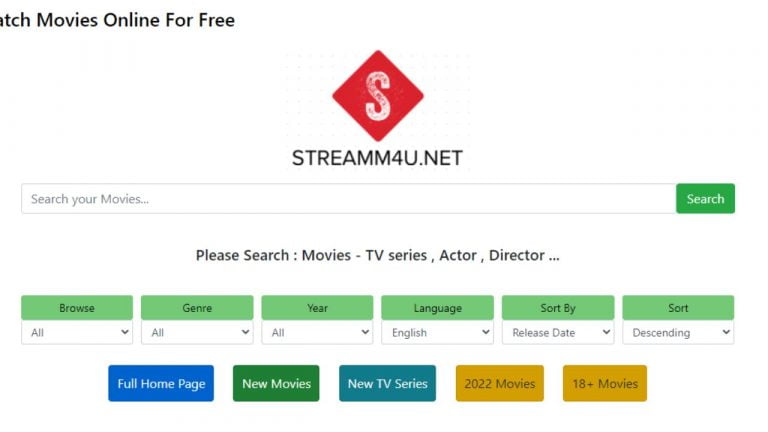 StreamM4u 2022: Watch Free Full Movies Online