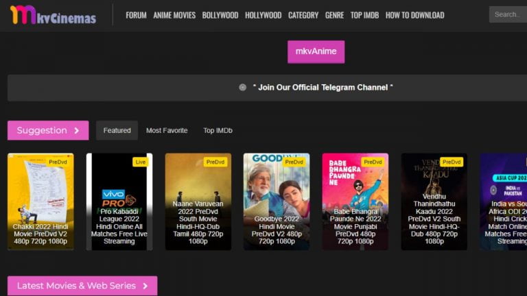 Mkvcinemas 2022 Bollywood, Hollywood Movies Download Free